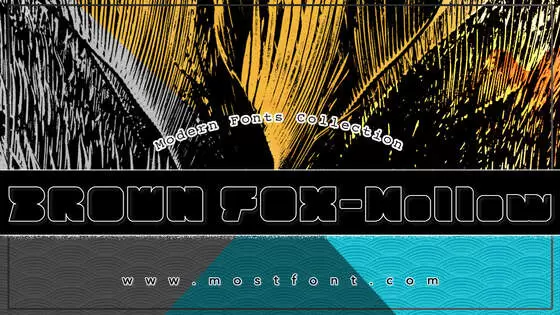 Typographic Design of BROWN-FOX-Hollow
