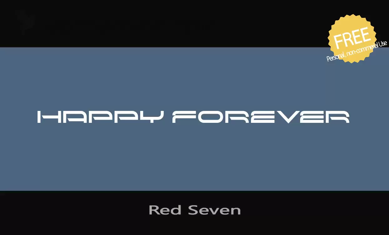 Sample of Red-Seven