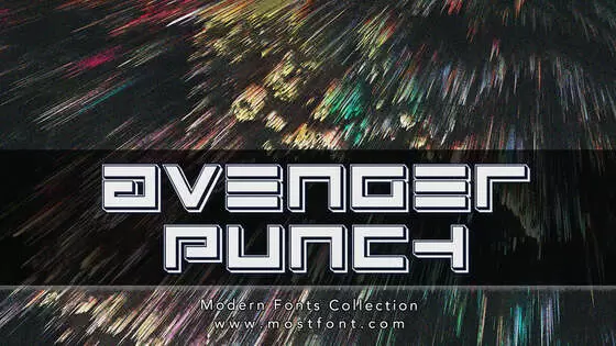 Typographic Design of Avenger-Punch