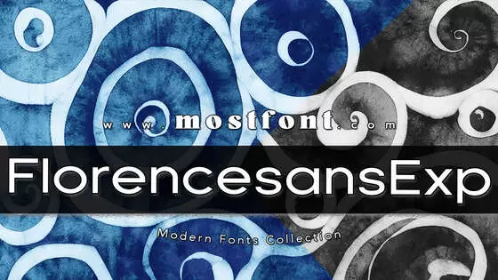 「Florencesans-Exp」字体排版样式