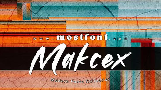 「Makcex」字体排版图片