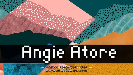 Typographic Design of Angie-Atore