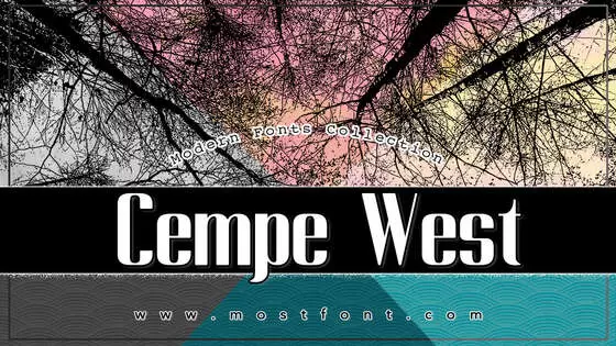 Typographic Design of Cempe-West