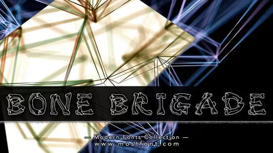 Typographic Design of Bone-Brigade