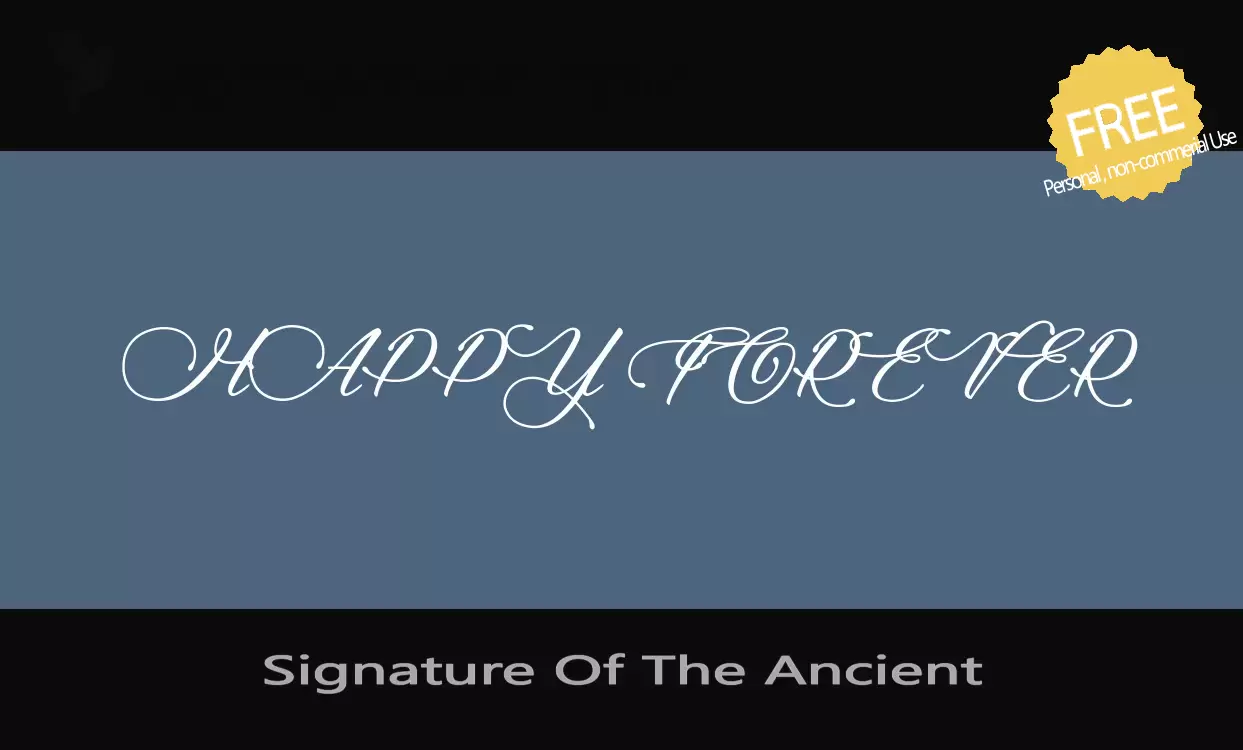 Sample of Signature-Of-The-Ancient