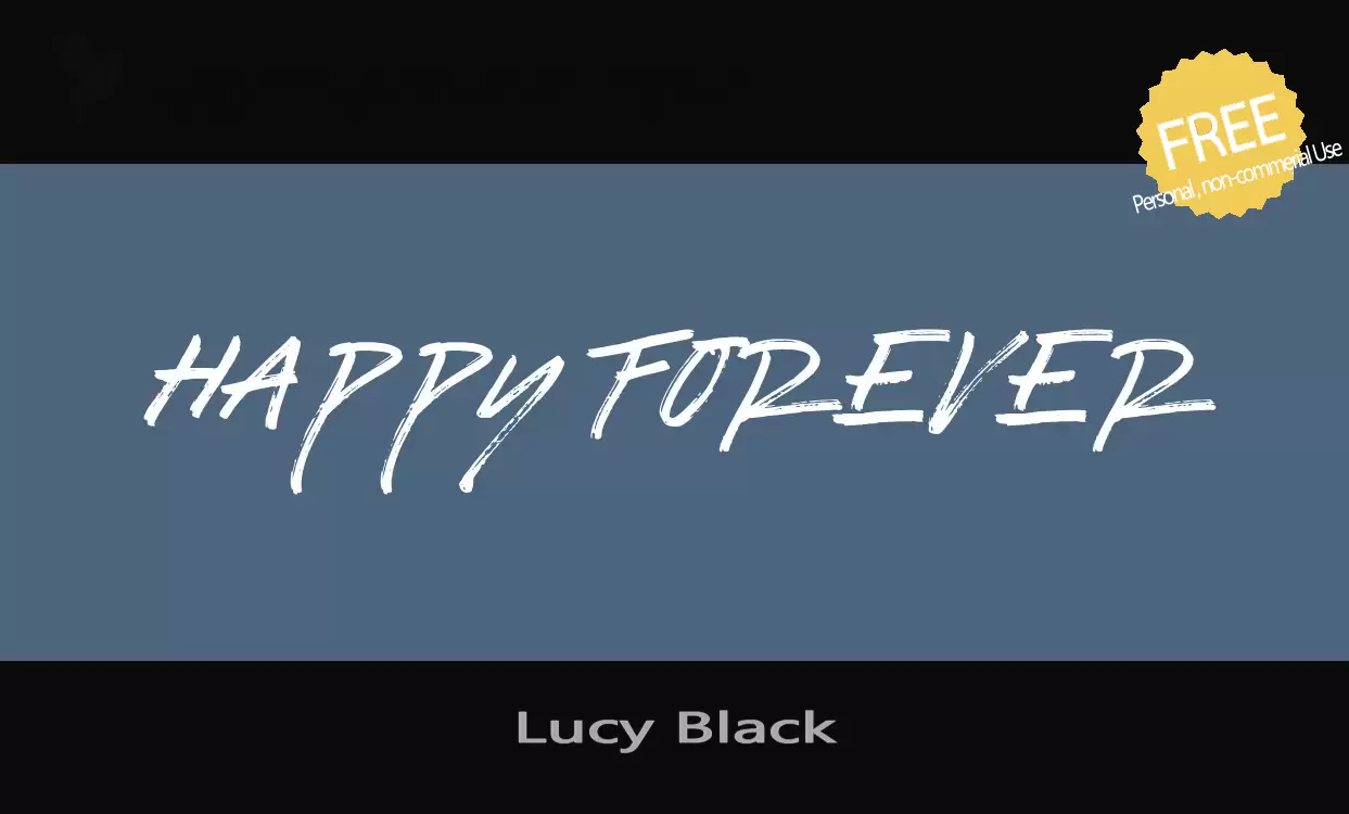 Sample of Lucy-Black