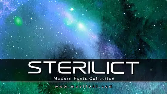 「Sterilict」字体排版图片