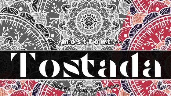 Typographic Design of Tostada