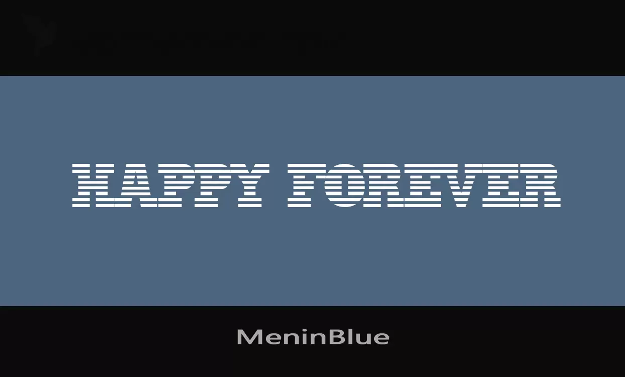 Sample of MeninBlue