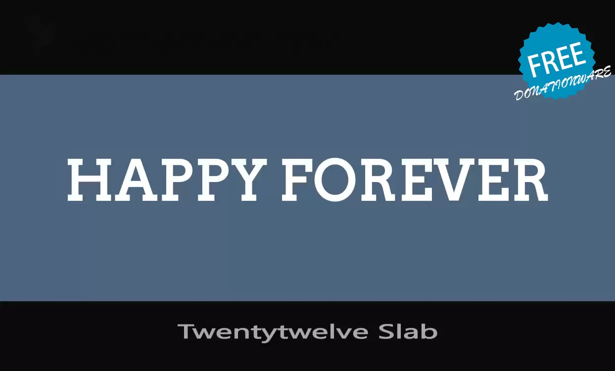 Sample of Twentytwelve-Slab