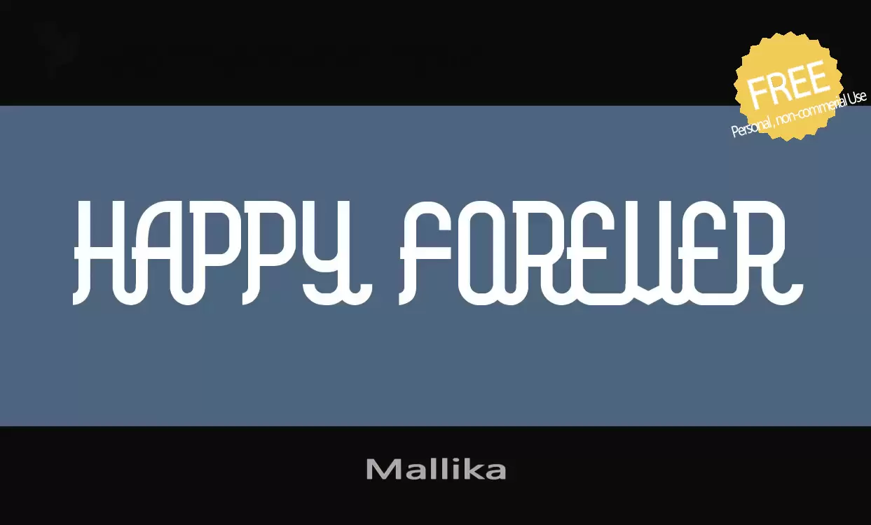 Sample of Mallika