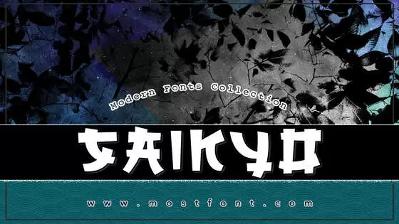 Typographic Design of SAIKYO
