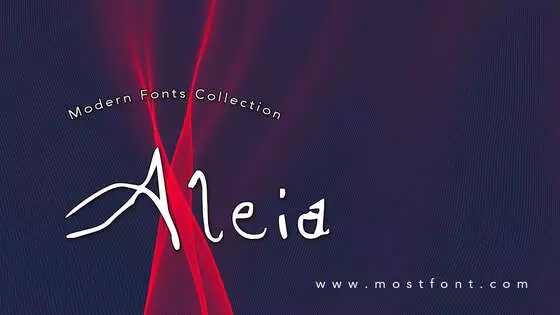 Typographic Design of Aleia