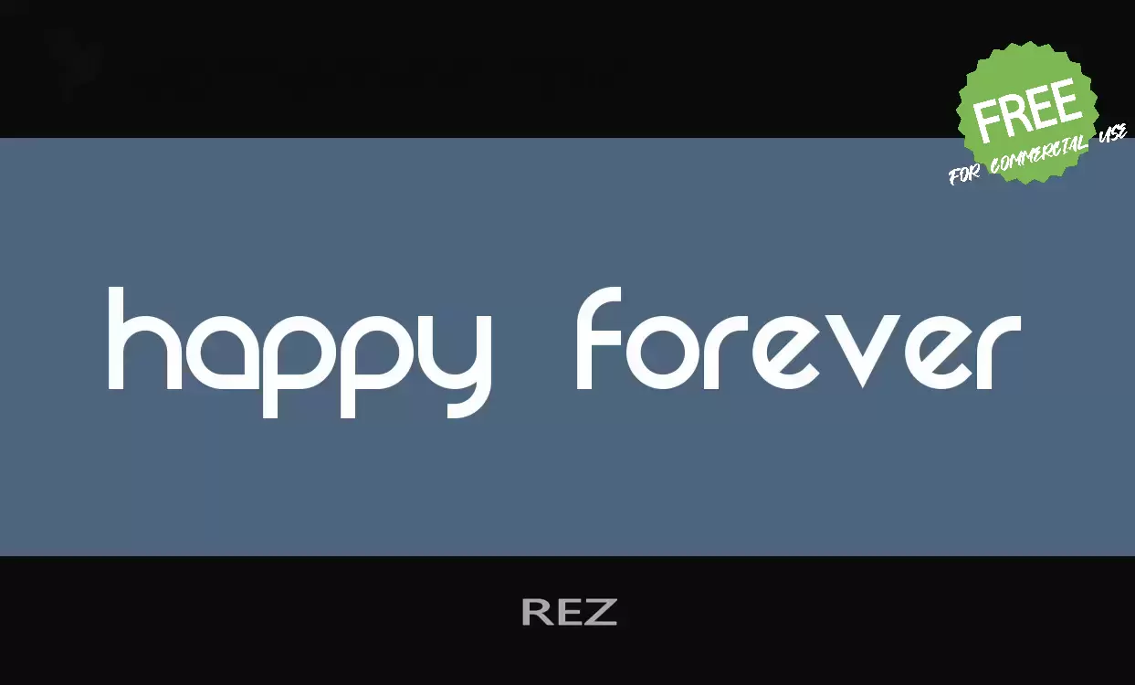 Sample of Rezland-Logotype-Font
