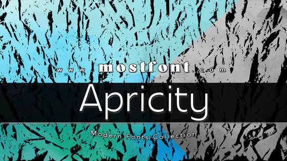 Typographic Design of Apricity