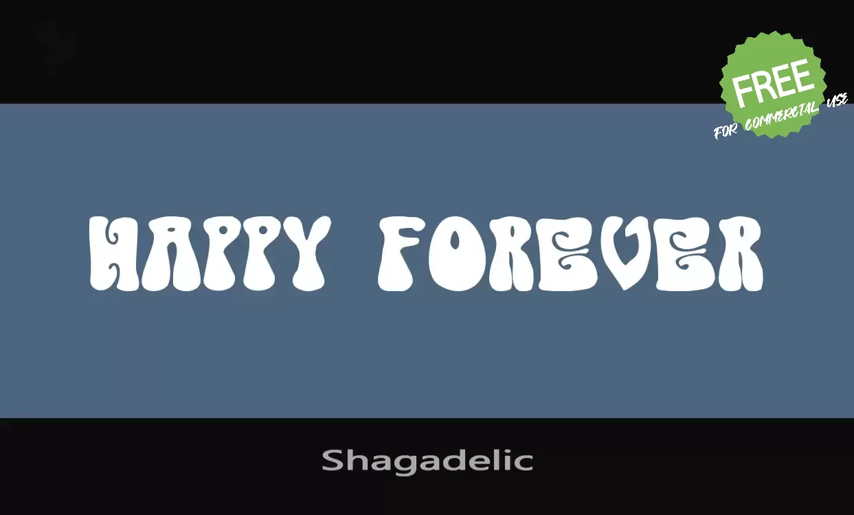Font Sample of Shagadelic