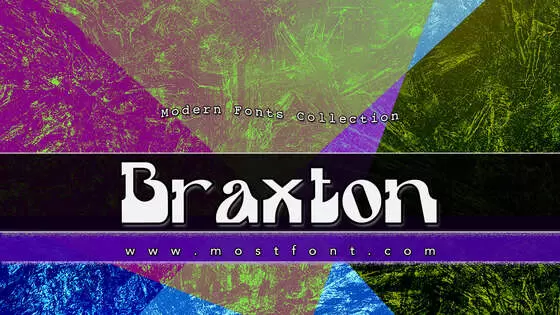 Typographic Design of Braxton