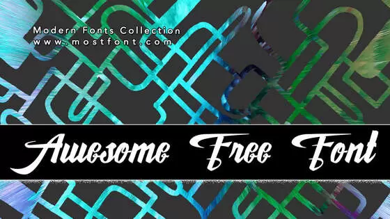 「Awesome-Free-Font」字体排版样式