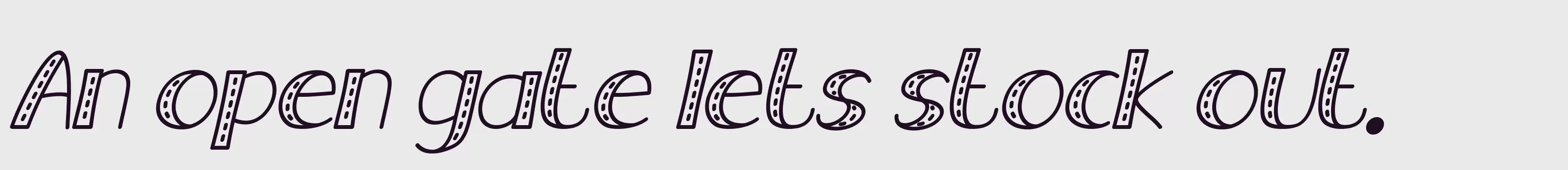 Preview Of  Italic