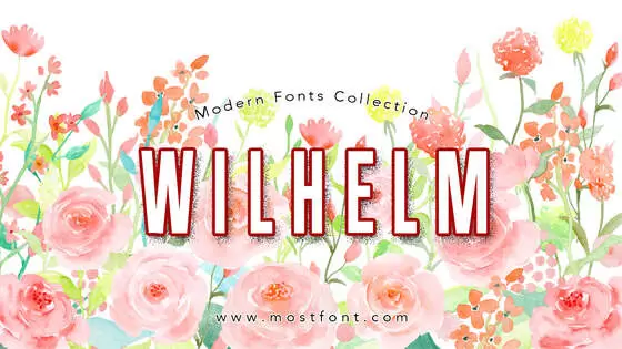 「Wilhelm」字体排版样式