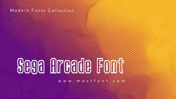 Typographic Design of Sega-Arcade-Font