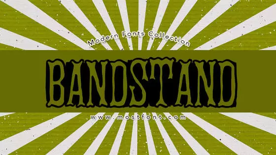 Typographic Design of BandStand