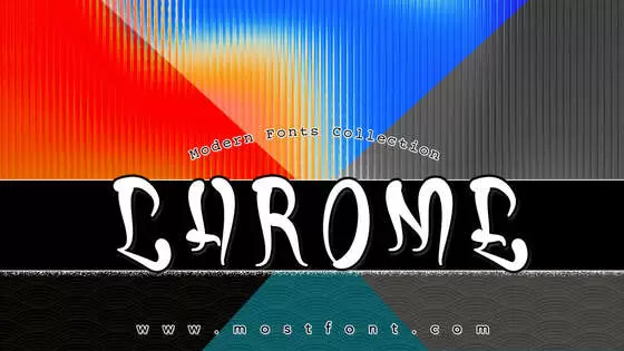 「Chrome」字体排版图片