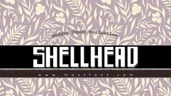「Shellhead」字体排版样式