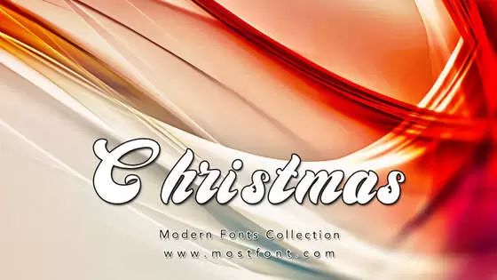 「Christmas」字体排版图片