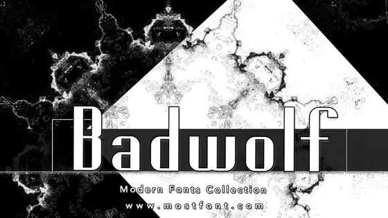 Typographic Design of Badwolf
