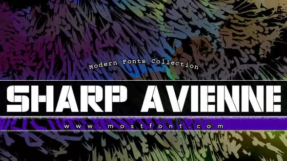 Typographic Design of Sharp-Avienne