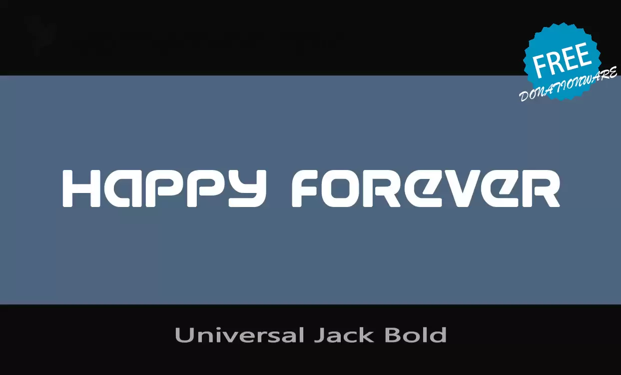 Sample of Universal-Jack-Bold