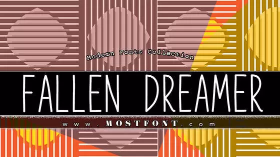 Typographic Design of Fallen-Dreamer
