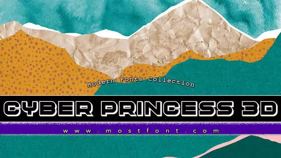 Typographic Design of Cyber-Princess-3D