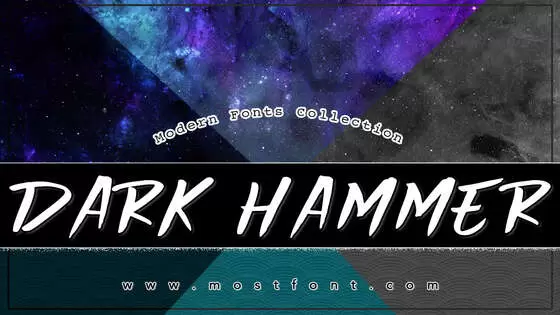 Typographic Design of Dark-Hammer