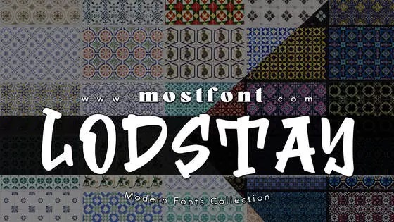 「Lodstay」字体排版样式
