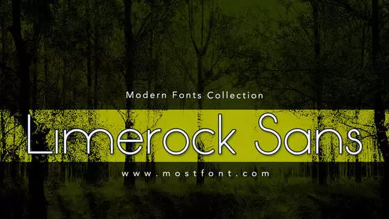 Typographic Design of Limerock-Sans