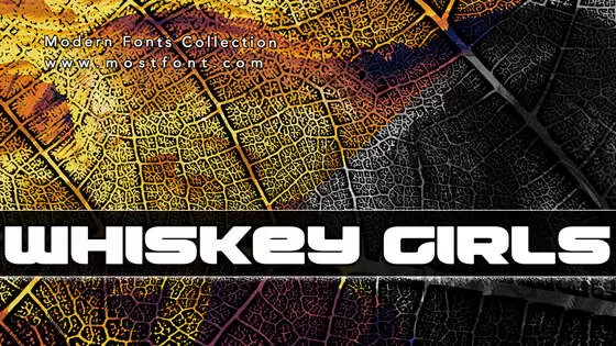 Typographic Design of Whiskey-Girls