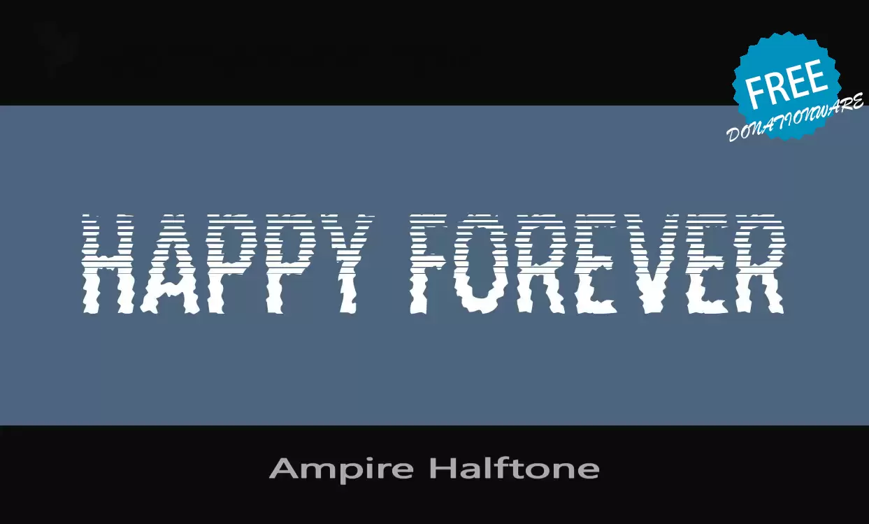Sample of Ampire-Halftone