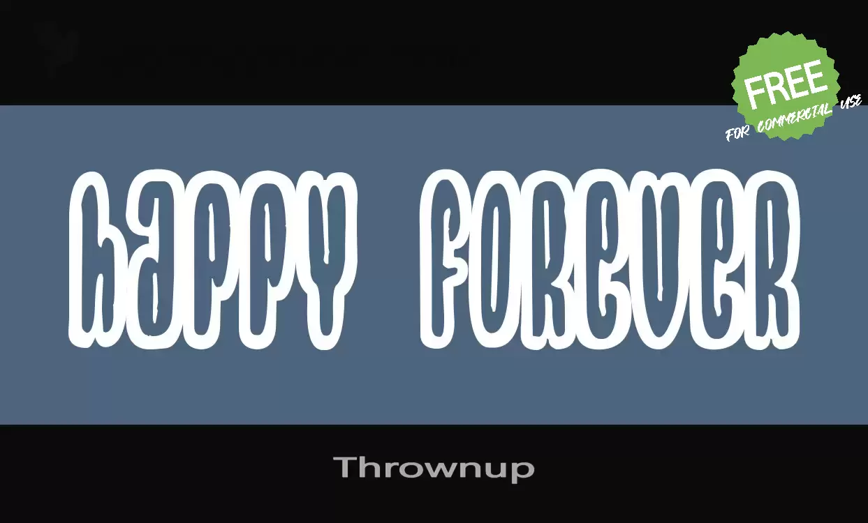 Sample of Thrownup