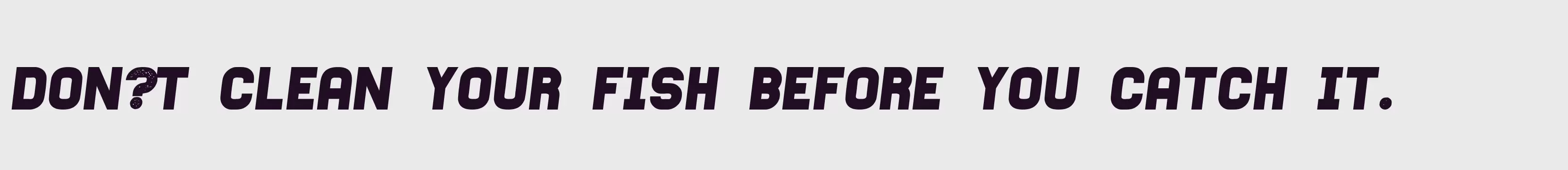 Preview Of Italic