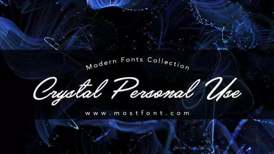 Typographic Design of Crystal-Personal-Use