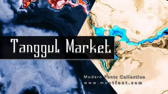 「Tanggul-Market」字体排版样式