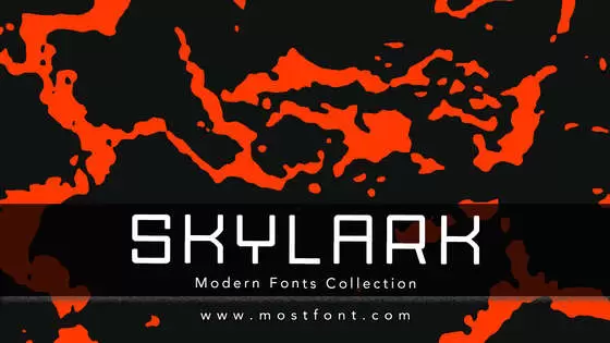 「Skylark」字体排版样式