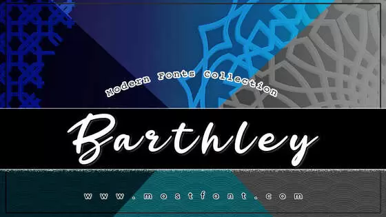 Typographic Design of Barthley