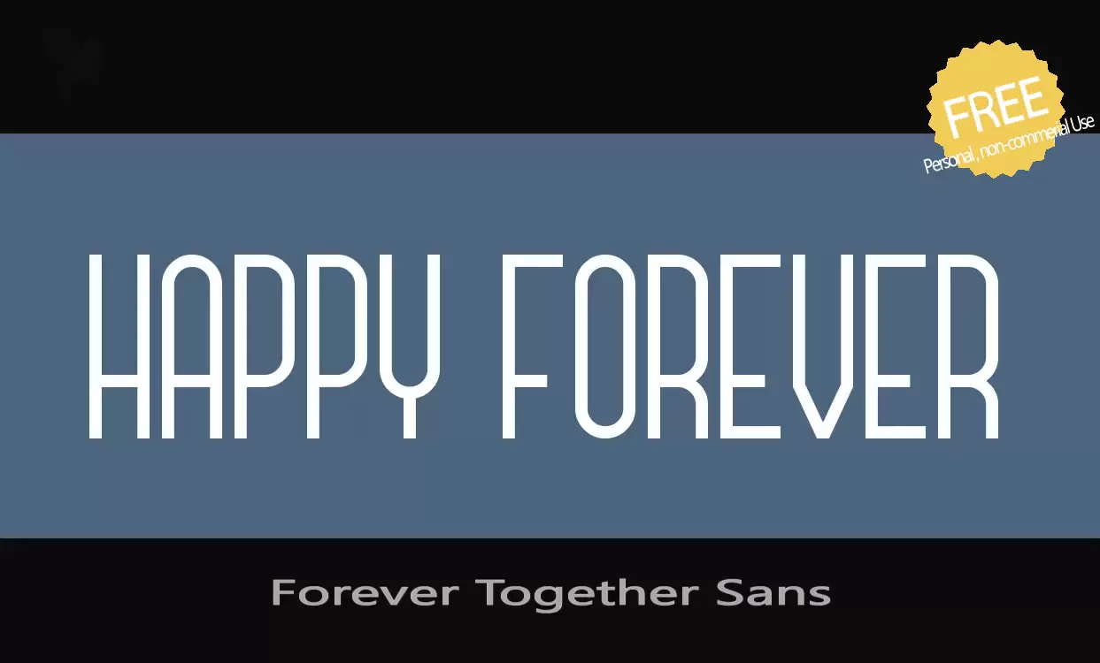 Sample of Forever-Together-Sans