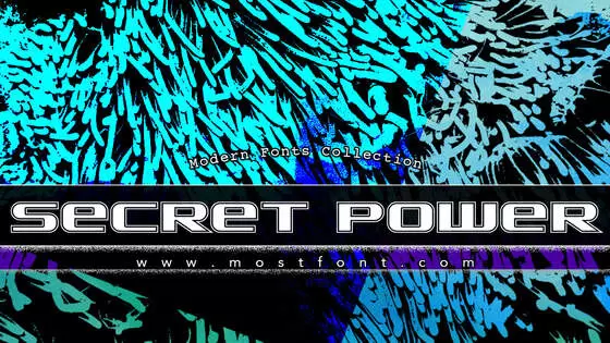 Typographic Design of Secret-Power