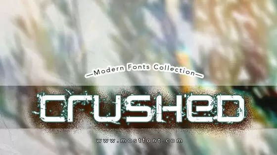 Typographic Design of CRUSHED