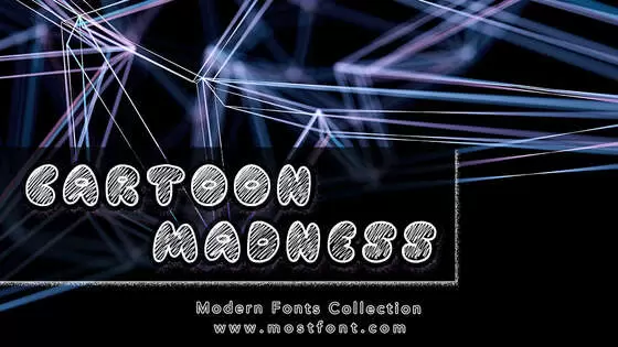 「Cartoon-Madness」字体排版样式