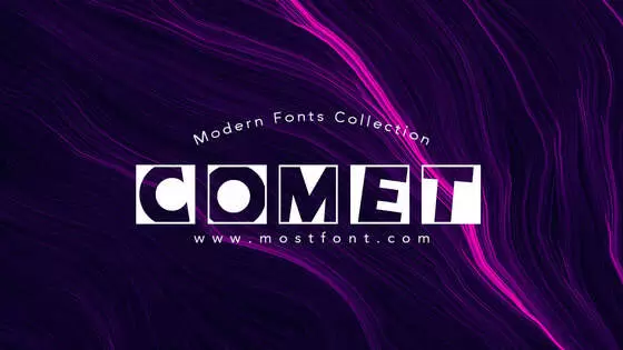 Typographic Design of Comet